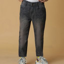 Tales & Stories Slim Fit Denim Solid Jeans - Blue-image-2