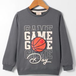 Lazy Bones Looper Knit Full Sleeves T-Shirt With Game Print - Grey-image-91