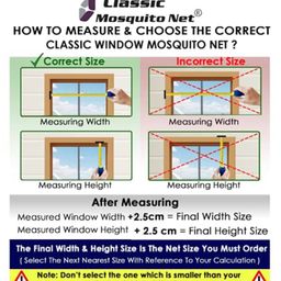 classic mosquito nets Classic Mosquito Net for Windows Pre Stitched - Grey image 2