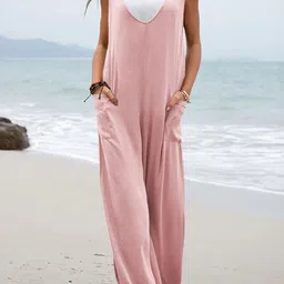 KPOP Women Sleeveless Basic Jumpsuit-picture-52