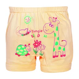 PALMLON Unisex Kids Pack Of 5 Graphic Printed Cotton Shorts-58