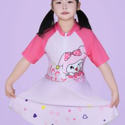 JMT Wear Printed Round Neck Swimming Dress-21