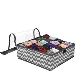prettykrafts Black & Grey Printed Reusable Multi-Utility Organisers-image-93