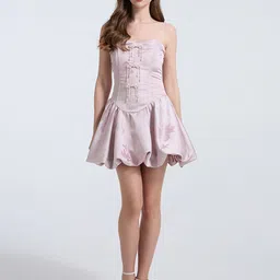 JC Collection Fit & Flare Mini Dress-image-91