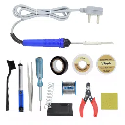 Hillgrove 12 in 1 Mobile Soldering & Desoldering Equipment Tool Machine Kit with Flux Paste & Wire, HG0096-0
