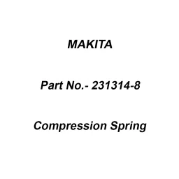 Makita Compression Spring Size 4 for 4301, Part No 231314-8-9