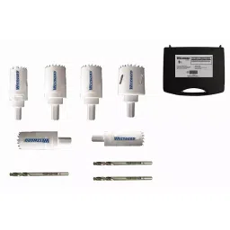 Westward Hole Saw Kit Bi-Metal 3/4 to 1-3/4 inch, 29VX25 (Pack of 9 Pcs)-image-25