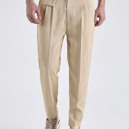 Banana Club Men Relaxed Pleated Trousers-image-91