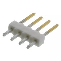 MOLEX Pin Headers CONNECTOR, HEADER, 4POS, 1ROW, 2.54MM 22-10-2041 (Pack of 5)-1