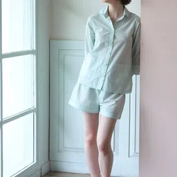 BLANC9 Pure Cotton Shirt & Shorts-image-23