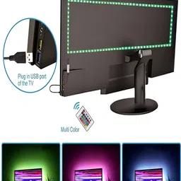 DeoDap Green & Red LED Strip Lights & Remote image 3