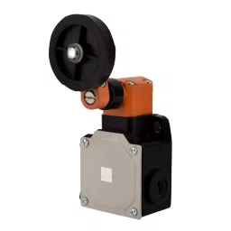Avon Wide Oil Tight Limit Switch with Crank Rubber Roller Lever Snap Action 38 mm Length & 40 mm Dia 1 NO + 1 NC, B-314/30/38/76-RRL(40/50)-10