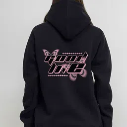 SPARROW Women Printed Hooded Sweatshirt-image-37