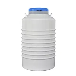 BR Biochem 65 L Capacity Liquid Nitrogen Container With Racks & Boxes, BR-65-216-31
