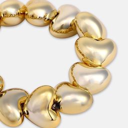 SOHI Set Of 2 Gold-Plated Artificial Beads Elasticated Bracelets image 5