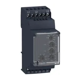Schneider Electric Harmony Control Series 3 Phase DPDT 72x35x90 mm DIN Rail Mount Voltage Monitoring Relay, RM35UB330-0