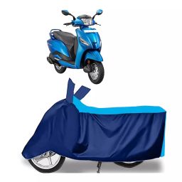 Auto Pearl Two Wheeler Cover for Hero Maestro - Cyan, Blue-image-17