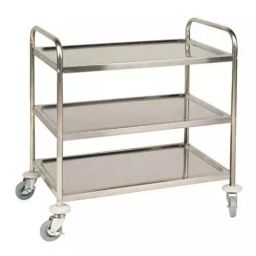 AS Medisteel ASM-1115 Instrument Trolley Three Shelves-13