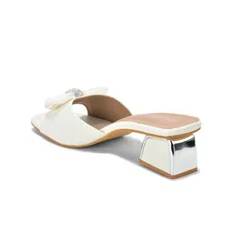 DressBerry Block Mules with Bows image 5