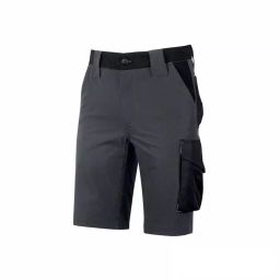 UPower FUTURE Grey Work Shorts 14% Spandex 86% Nylon, WFU196AG-2XL-image-82