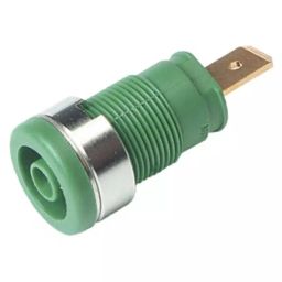 HIRSCHMANN TEST AND MEASUREMENT Banana Socket Green Female 4 mm Connector Tab Termination 32A 1000V AC/DC Gold, 972356104 (Pack of 500)-image-54