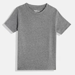 METRO KIDS COMPANY Boys Solid Regular Fit T-shirt-image-5