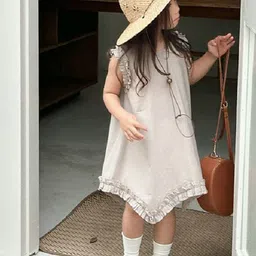 StyleCast x Revolte Ruffled A-Line Midi Dress-image-87