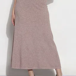 SHOWOFF Textured A-Line Midi Skirt-picture-9