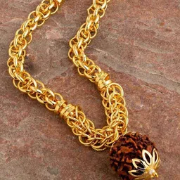 SANAA CREATIONS Unisex Brass Gold-Plated Antique Chain-33