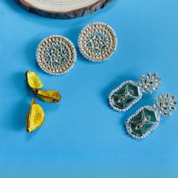VATSALYA creation Gold-Plated Alloy Earrings-image-84