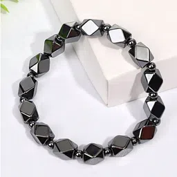 Adwitiya Collection Men Silver-Plated Wraparound Bracelet-image-78