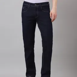 Richlook Men Comfort Slim Fit Mildly Distressed Stretchable Jeans-image-89