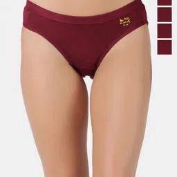 HAP Pack Of 5 Pure Cotton Hipster BriefsPlain_pantyC1_$P_S-image-69