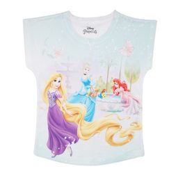 Disney by Wear Your Mind Girls Blue Disney Princess Printed Top-image-80