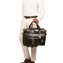 Hidesign Leather Messenger Bag-31