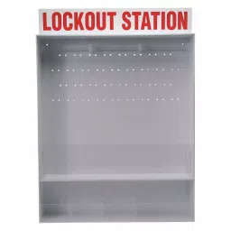 BRADY Polystyrene White 30 inch Lockout Station, 1FYT9-image-57