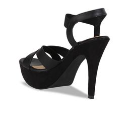 Rocia Women Black Solid Sandals image 4