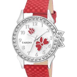 TARIDO Unisex Embellished Dial & Textured Straps Analogue Watch TD2242SM03-image-23