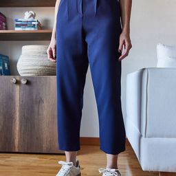 BIANCO LUCCI Women Solid Mid-Rise Trousers-image-80