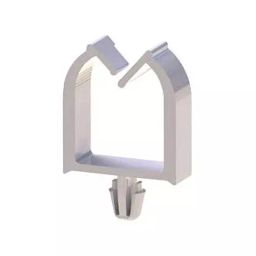 ESSENTRA COMPONENTS Cable Clips WIRE SADDLE, PUSH IN, NYLON 6.6, NATURAL, MWSEA2-3-01 (Pack of 5)-image-35