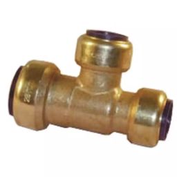 Pegler Yorkshire Brass Pipe Fitting Push Fit One End Branch Reducer Tee Female to Female 22x15 mm, 65820-image-34