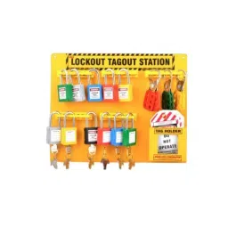 Asian Loto Lockout Tagout Safety Open Padlock Station With Material, ALC-OPLS-37