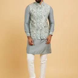 Twamev Men Printed Regular Kurta with Churidar-picture-50