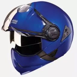 Studds Flame Blue Xtra Large (600 mm) Flip Off-Full Face Helmet, Downtown-image-85
