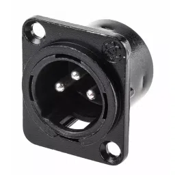 RS PRO Panel Mount XLR Connector Male 3 Way, 457936-picture-18