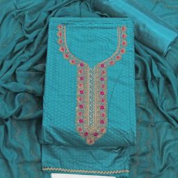 ASISA Embroidered Beads And Stones Pure Silk Unstitched Dress Material-image-17