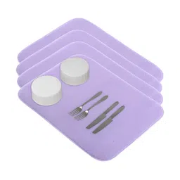 Aura 4Pcs Purple Microfibre Crockery Dish Drying Kitchen Mats-picture-39