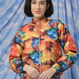 TANDUL Women Abstract Printed Lightweight Padded Jacket-21