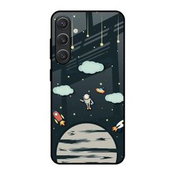 QRIOH Astronaut Dream Printed Silicone Samsung Galaxy S25 5G Back Case-image-21
