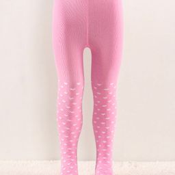 cute walk by babyhug Cutewalk by Babyhug Anti Bacterial Tights Heart Design - Pink-picture-45